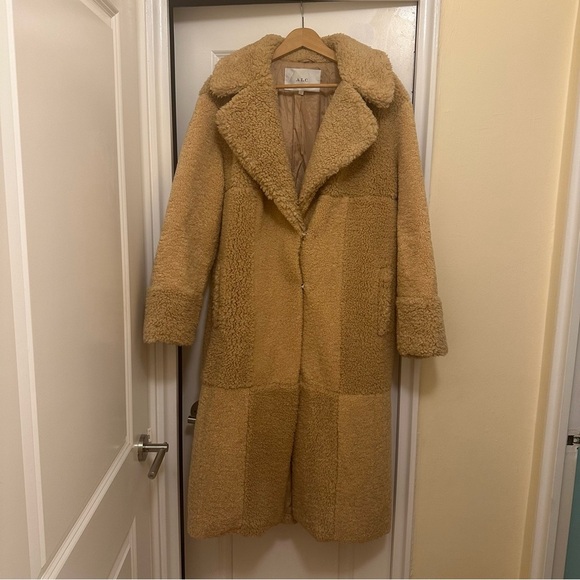 A.L.C. Camel Teddy Coat - Picture 4 of 12
